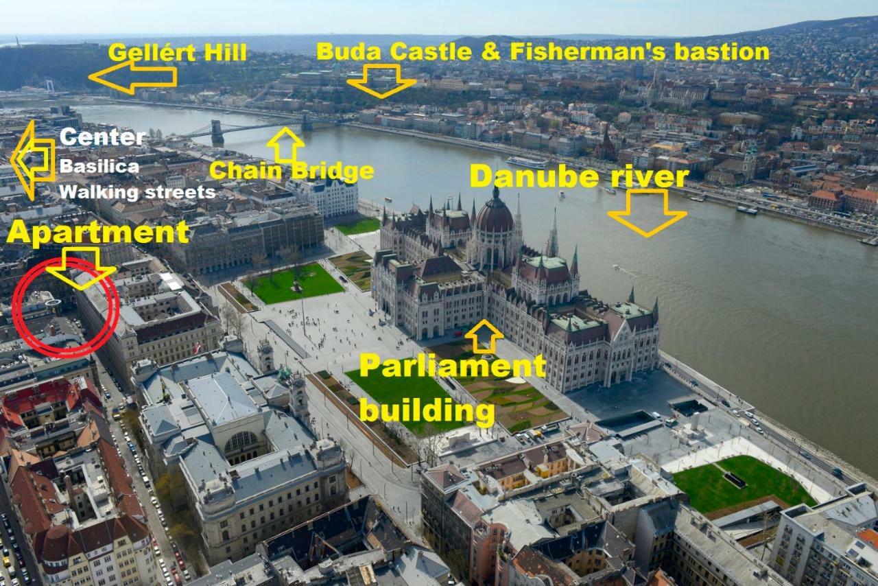Chain Bridge Apartment ブダペスト エクステリア 写真